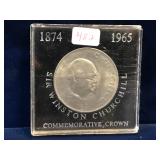 1965 UK Nickel Churchill Commemorative Crown