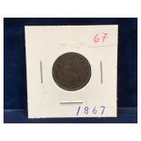 1867 UK Farthing