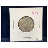 1918 UK Silver Shilling