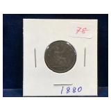 1880 -  UK Farthing
