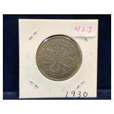 1930 UK Silver 1 Florin