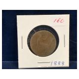 1888 - UK Half Penny