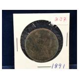 1891 - UK Penny