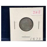 1873 UK Silver Six Pence