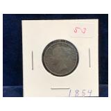 1854 UK  Farthing