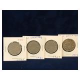 1965 66, 67, 70 UK  Nickel Two Shillings Coins