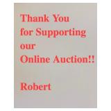 Thank You for Supporting our Online Auction!