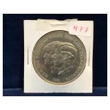 1981  UK Nickel Crown MS 60 Charles & Diana