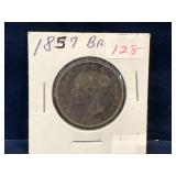 1857 - UK Half Penny
