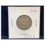 1916 UK Silver Shilling