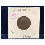 1840 UK  Farthing