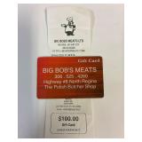 Big Bob's Meats $100 Gift Card