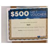 All Weather Window $500 Glass/window Certificate