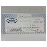 Melville Chevrolet GMC $50 Gift Card #282