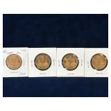 four 2005 Canadian Terry Fox Loonies