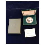 1988 Olympic Curling 1 Silver Troy Oz $20 Coin