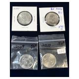 2005, 05, 09, 10  Canadian Nickel Half Dollars