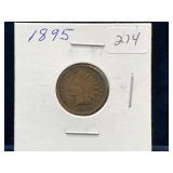 1895 USA Indian Head Penny