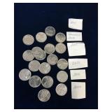 Canadian Assorted Quarters 2002-11, 19 Coins
