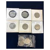 Eleven  1973 Canadian Quarters
