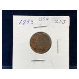 1893 USA Indian Head Penny