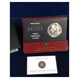 2005 Proof .9999 Silver Dollar