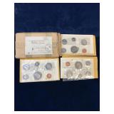 3-1969 Proof Like Nickel Coins, Original Ship Box