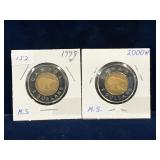 1998, 2000  Canadian Toonies