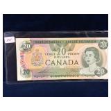1979 Canadian $20 Bank Note