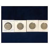 1970, 71, 72, 73 Canadian Nickel Half Dollars