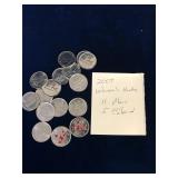 Canadian Women's Hockey Quarters 2009, 16 Coins