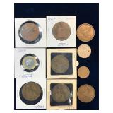 10 assorted Foreign Coins