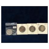 2011, 17, 17, 18  Canadian Nickel Half Dollars