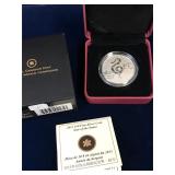 2013 Yr of the Snake .9999 Silver $10 Coin