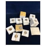 Canadian Nickels 1940 to 1949, 103 coins