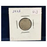 1921  Canadian Silver Ten Cent Piece
