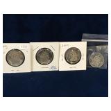 2002, 02, 04, 05  Canadian Nickel Half Dollars