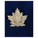 1927 Canadian General Service Cap Badge