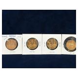 four 2005 Canadian Terry Fox Loonies