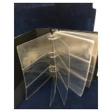 D ring Binder with 20 3 pocket bank note Pages