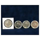 1984, 85, 86, 87 Can Nickel Dollar Coins