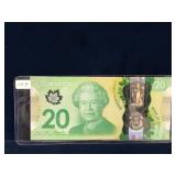 2015 Canadian $20 Bank Note