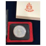 1977 Throne of the Senate Silver Dollar