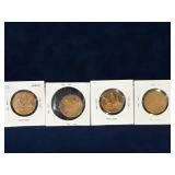 four 2005 Canadian Terry Fox Loonies