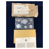 1964 Proof Like Silver Coin Set, Original Ship Box