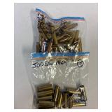 500, 300, 308, 280 cal 64 assorted Brass Casings