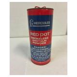 Red Dot smokeless shotgun Powder. Over 1/2 full