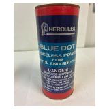 Blue Dot smokeless powder about 3/4s full