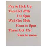 Pay and Pick Up in the Next 3 Days!