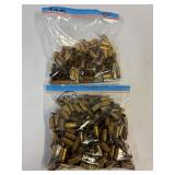 9mm Calibre  295 deprimed  Brass Casings